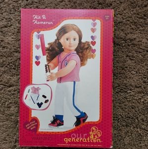Our Generation Doll baseball outfit